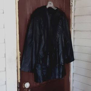 Megan Barrett Vintage leather 2pc suit